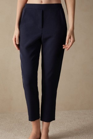 Blue Intimissimi Trousers with Pockets | CADYB36317